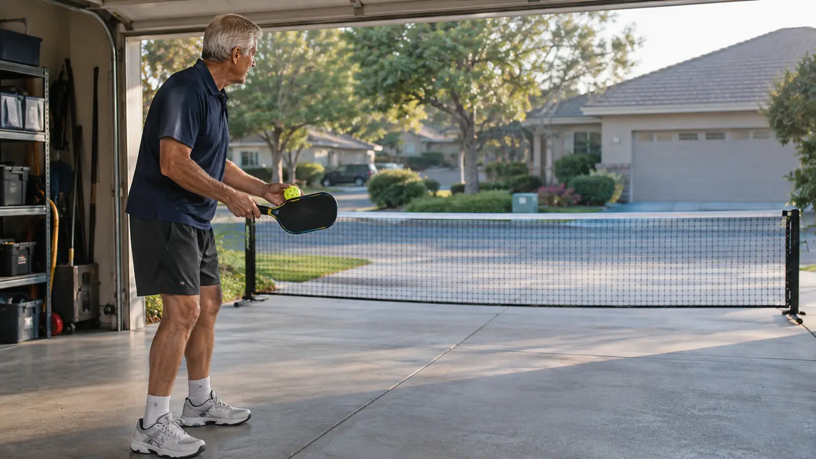 The Saturday Our Driveway Became a Pickleball Court